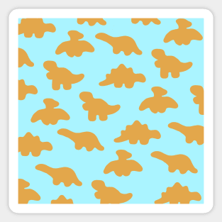 Dino Nuggies (Light Blue) Sticker